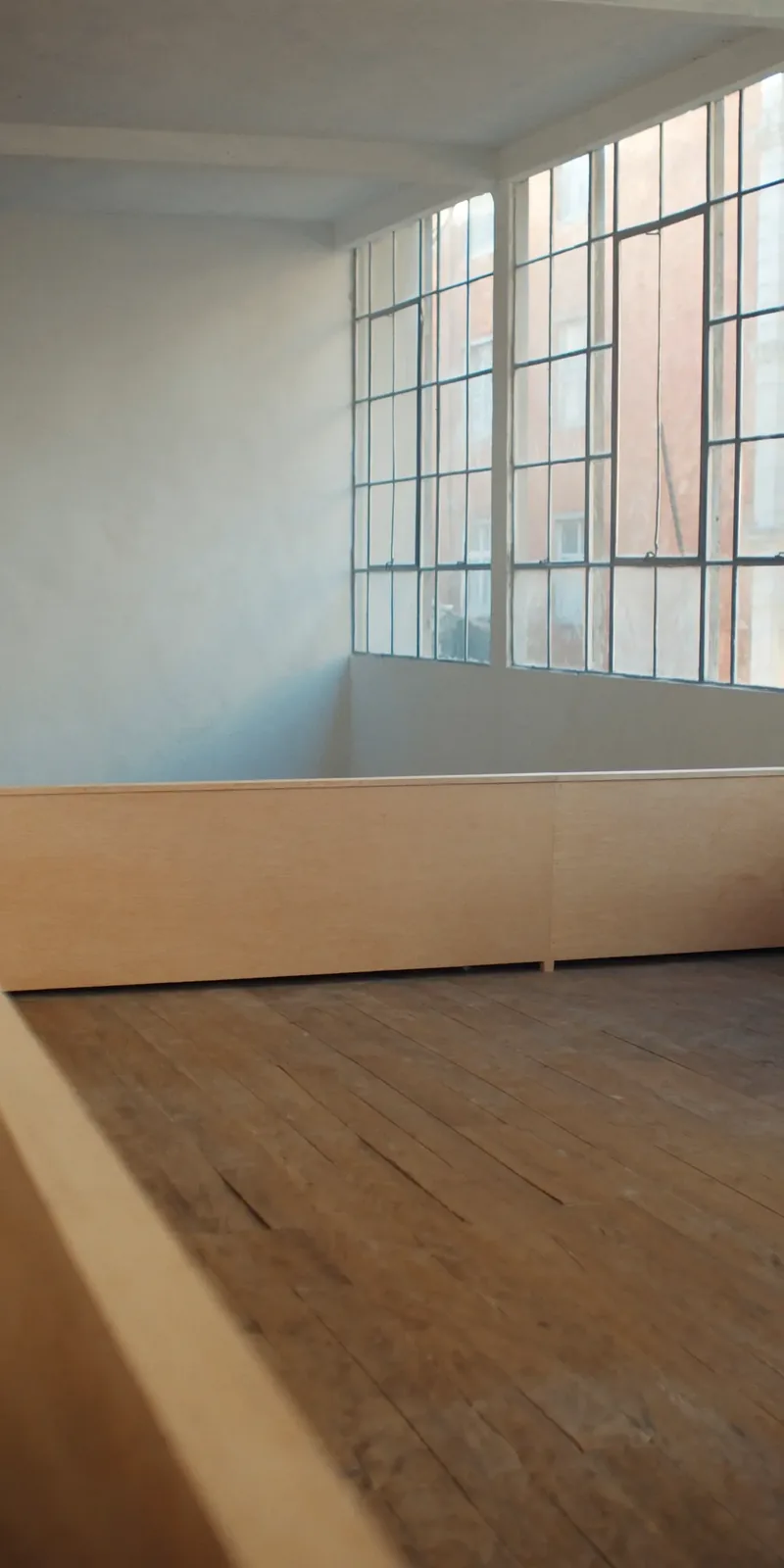 La lumière du nord dans un Atelier, en fin d'après-midi.
